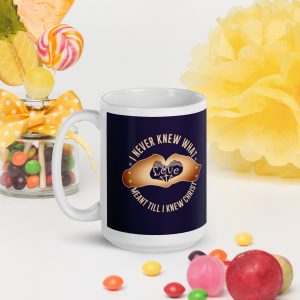Mug with Christian message on Love