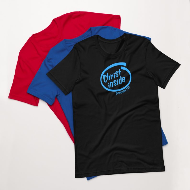 unisex-staple-t-shirt-black-front-62b3586838c71.jpg tees with Jesus Christ quote