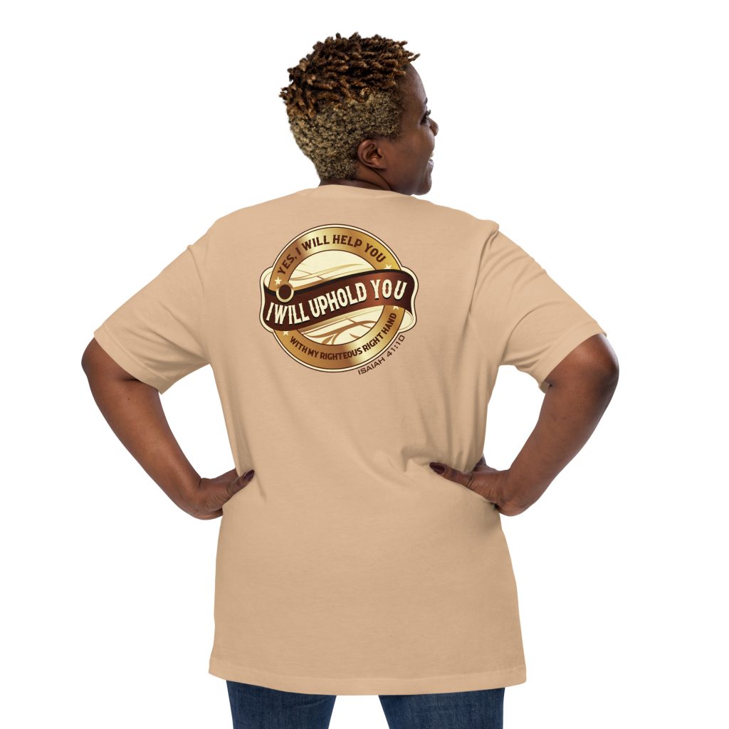 shirts with Bible verses on the back