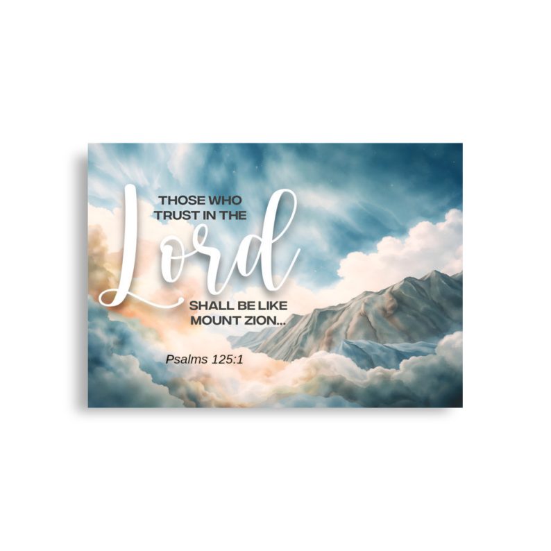 5 Christian Poster With Bible Verse From Psalms