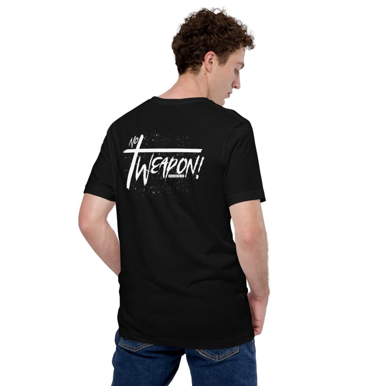 1 Awesome Christian Customized Tee with Scripture Quote – No Weapon