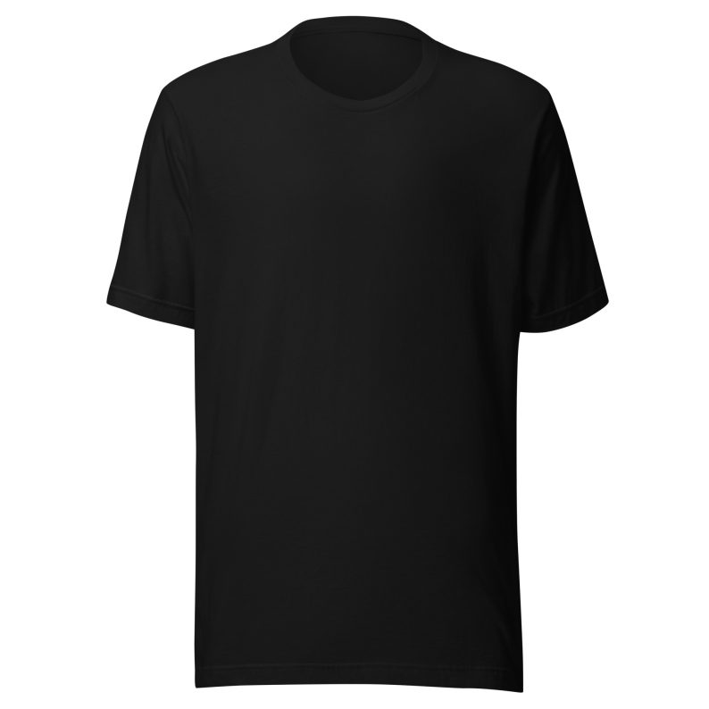 2 unisex staple t shirt black front 697f6dadaed9a